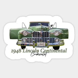 1948 Lincoln Continental Cabriolet Sticker